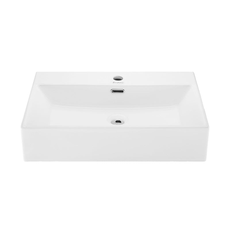 Swiss Madison Claire Rectangle Wall-Mount Bathroom Sink, 24-in A8
