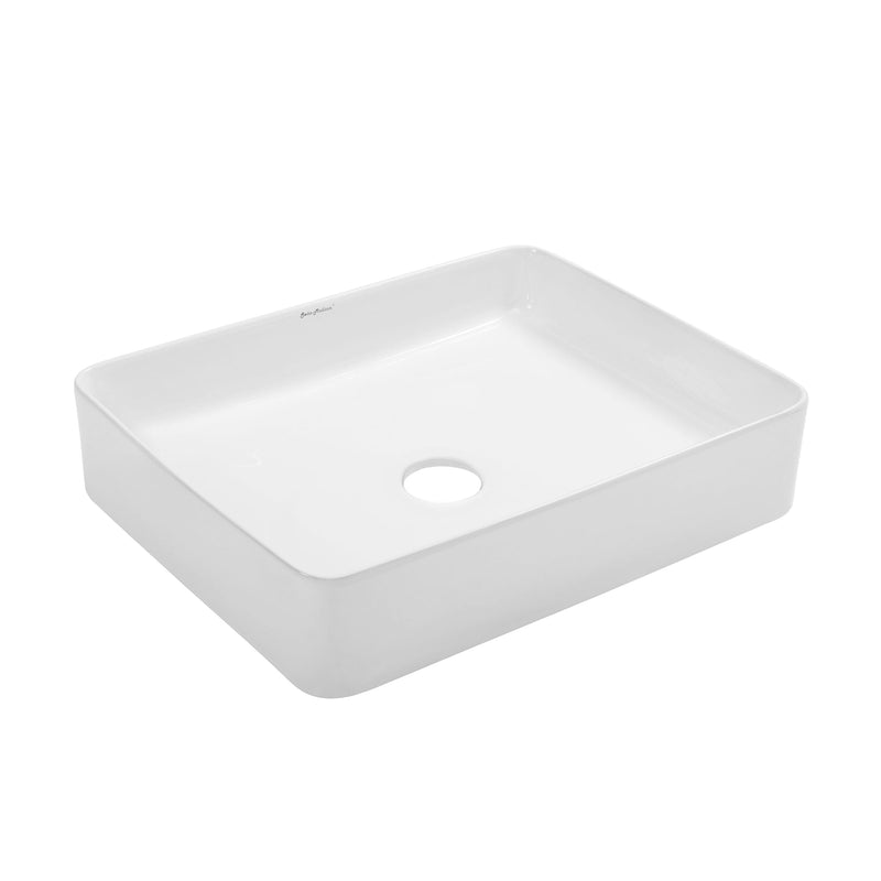 Swiss Madison Concorde Rectangle Ceramic Vessel Sink E3