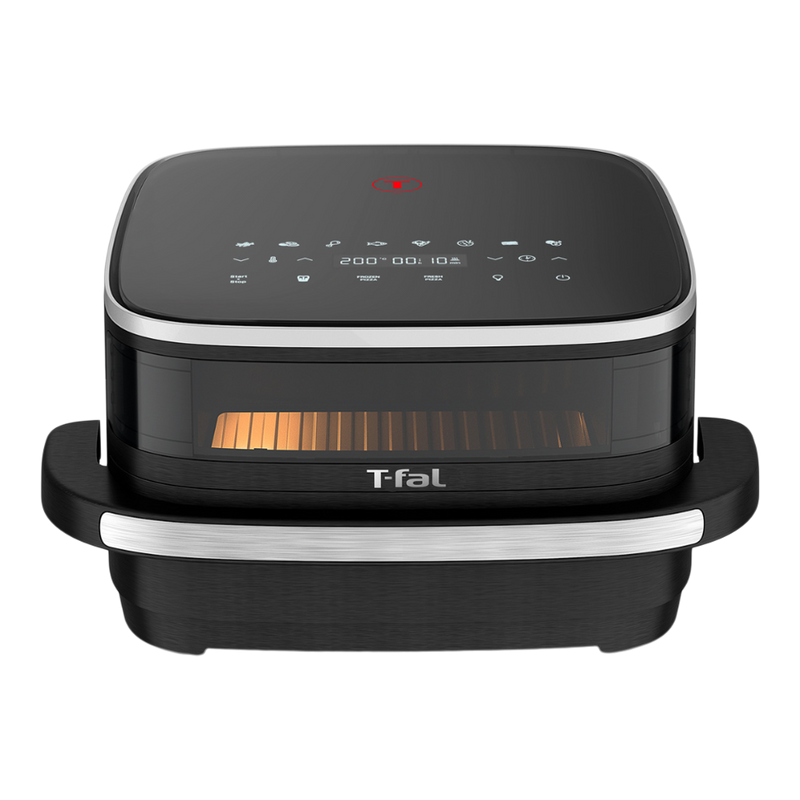 T-fal Easy Fry XL Surface Air Fryer, 10-in-1, Large Air Fryer, Super-Sized Cooking Surface, Compact Format, 4L / 4.2Qt, Black W1