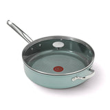 T-fal Inspire Ceramic Non-Stick 5qt Jumbo Cooker, Mint
