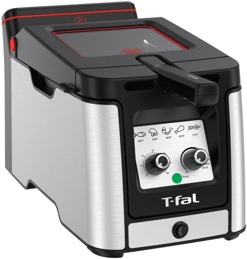 T-fal Odorless Deep Fryer, Stainless Steel, 3.5-L J1