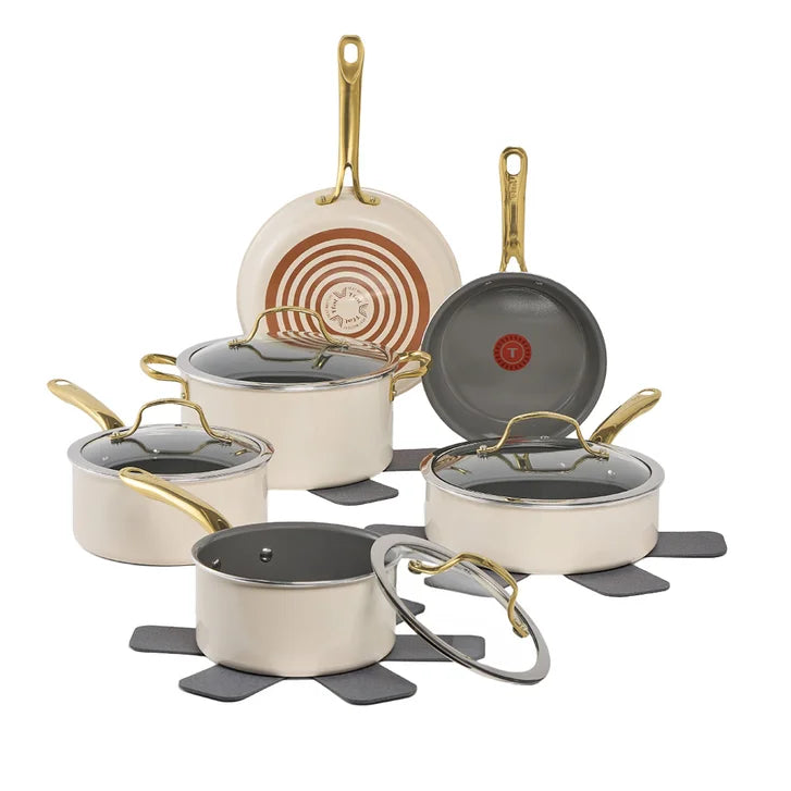 T-fal Preserve Ceramic Cookware Set, 13-piece K4