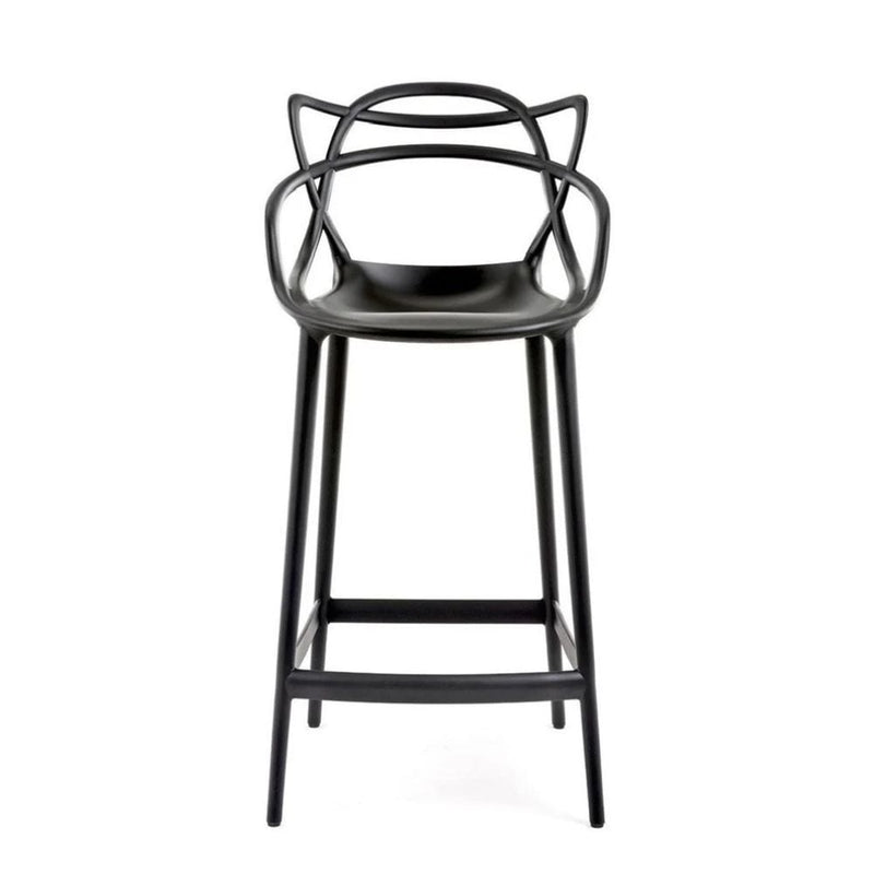 Take Me Home Black Molded Polypropylene Keeper Stool U3
