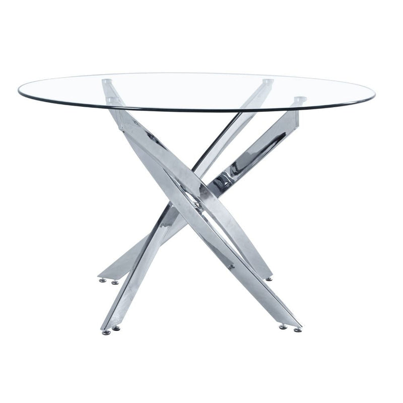 Take Me Home Star Glass Round Dining Table X0