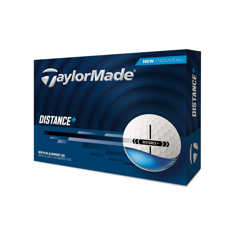 TaylorMade Distance+ Golf Balls, 12-pk, White C8