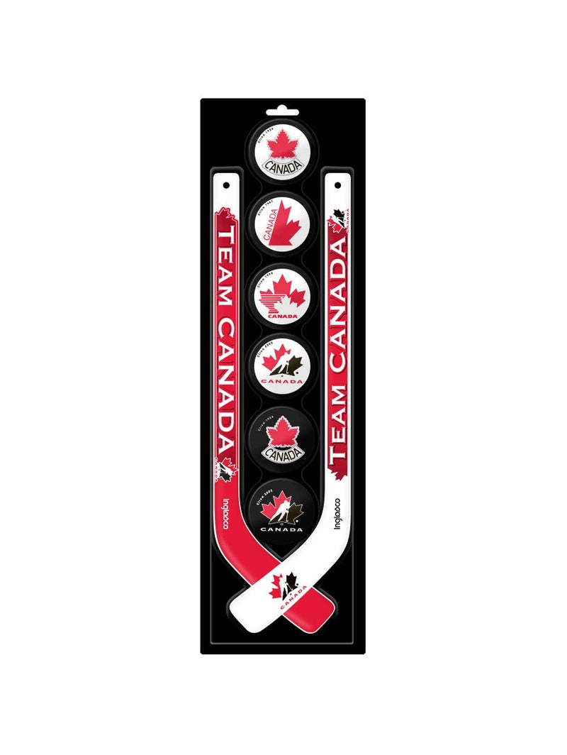 Team Canada Mini Hockey Stick Set, 8-pc I0