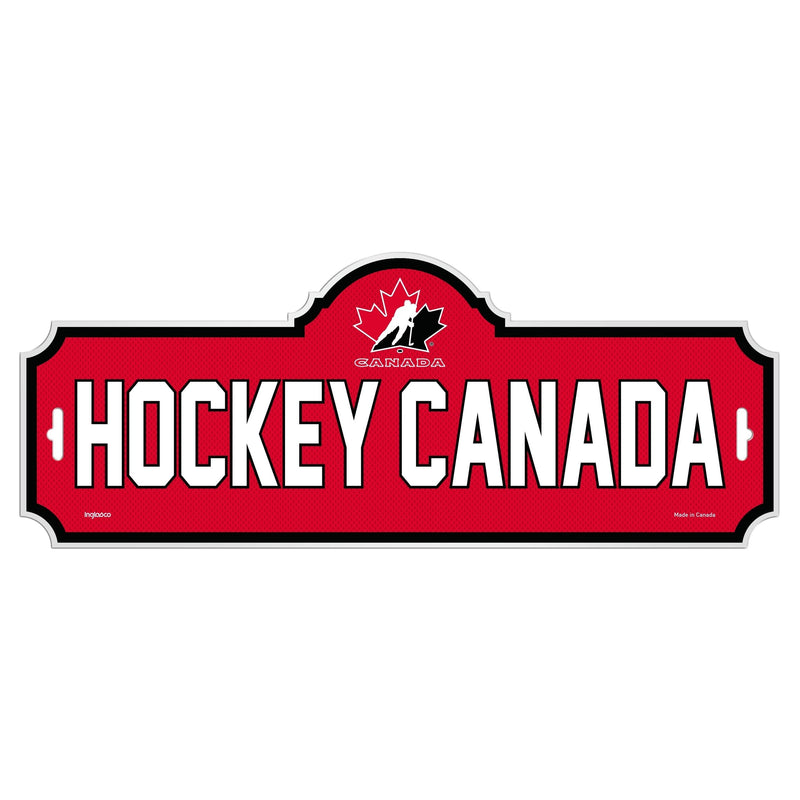 Team Canada/Hockey Canada Street Sign, For Hockey Fans/Collectors, 4-in x 15-in O0