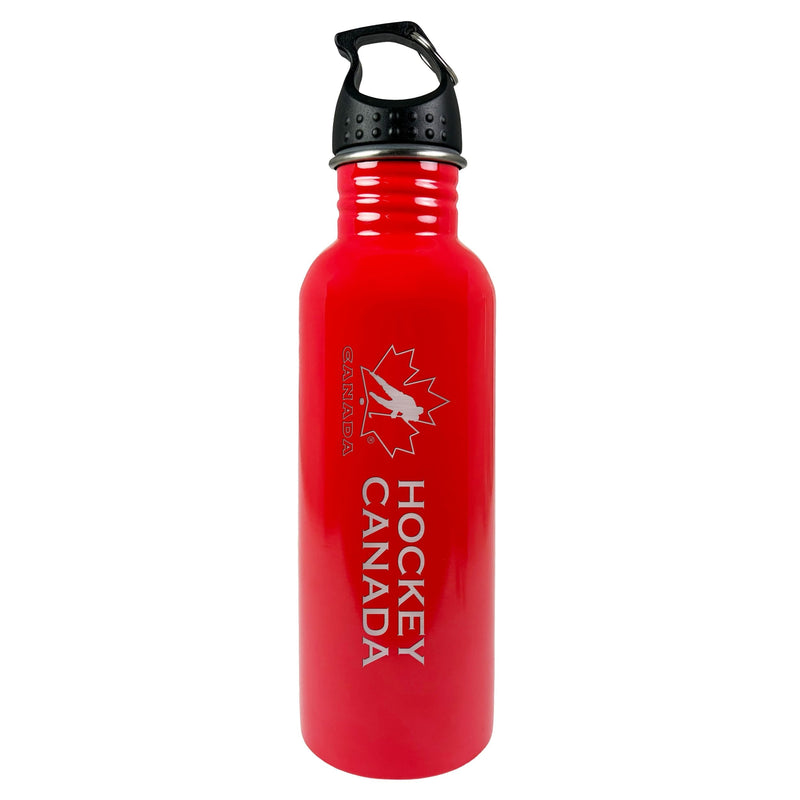 Team Canada/Hockey Canada Water Bottle, Stainless Steel with Screw-On Lid, Red, 25-oz I6