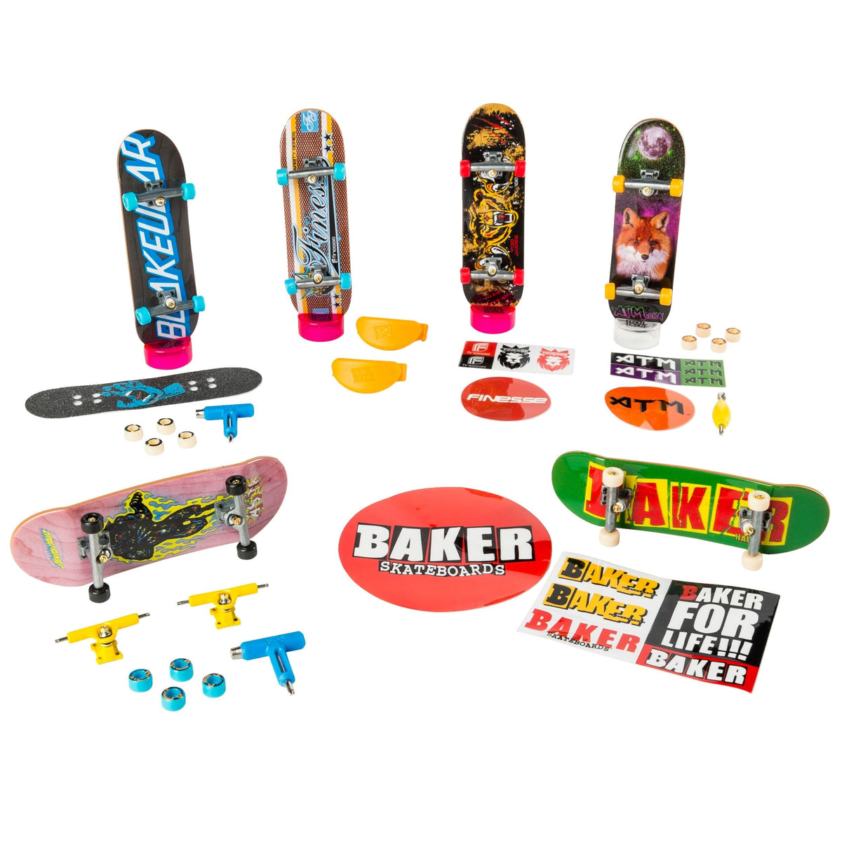 Tech Deck 96-mm Fingerboard Mini Skateboard with Authentic Designs, Ages 6+