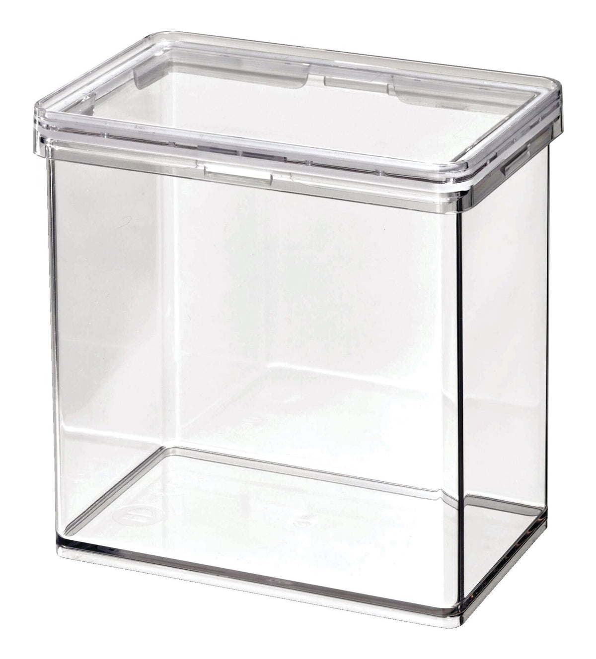 The Home Edit by iDESIGN Clear Stackable Medium Canister with Air Tight Lid, 1.42-L