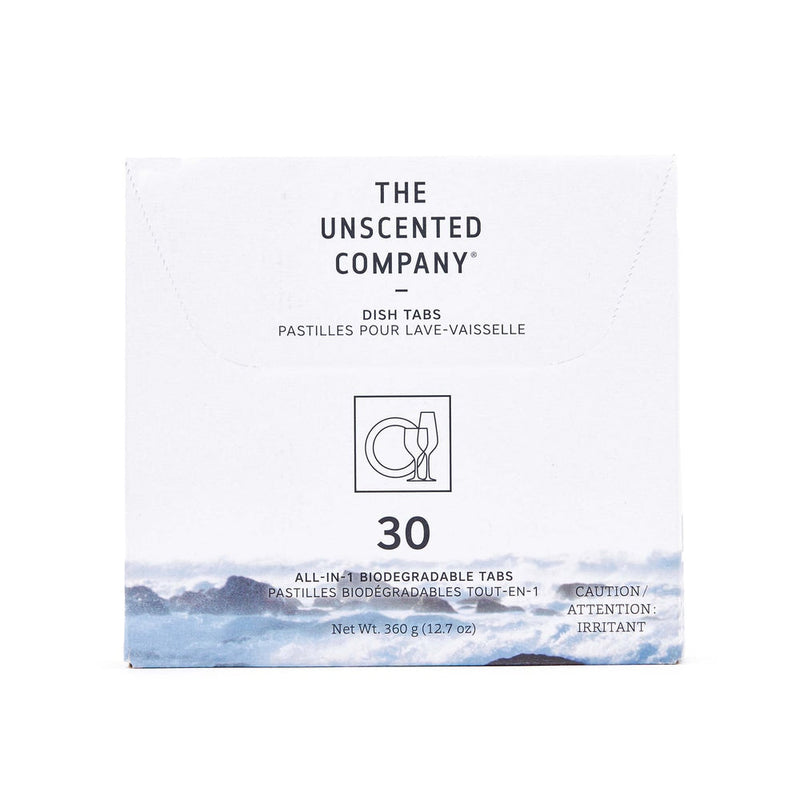 The Unscented Company Dishwasher Detergent Tabs, Unscented, 30-pk E1