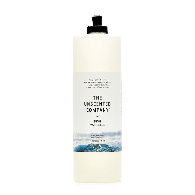 The Unscented Company Liquid Dish Soap, Unscented, 750-mL N6