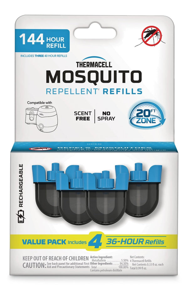 Thermacell E-ZoneGuard Rechargeable Mosquito Repellent Refill 144-Hour Pack G2