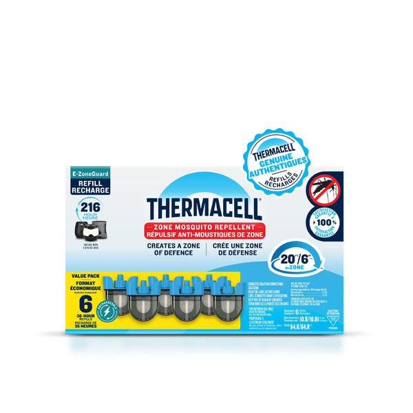 Thermacell Rechargeable 216 Hour Refill Bulk Pack, 6 36-Hour Refills I5