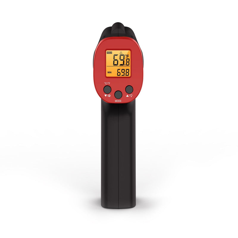 ThermoPro Digital Read Infrared Thermometer Gun with Backlight Display, Red B1