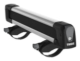 Thule SnowPack Stainless Steel Roof Top Mount Ski/Snowboard Rack, Medium, Black, 2-pc
