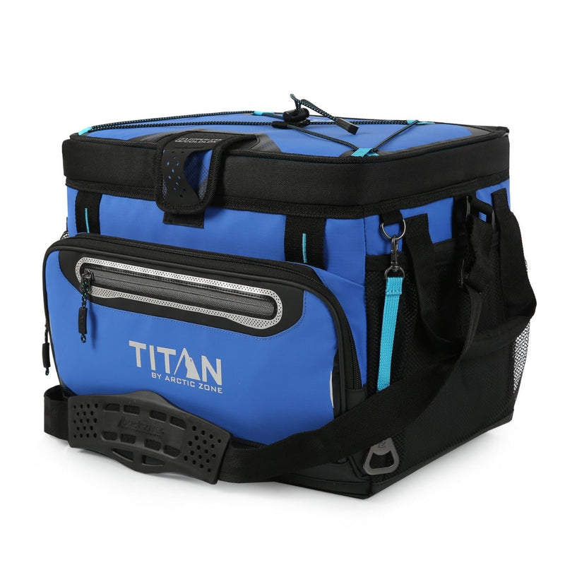 Titan by Arctic Zone 30 Can Zipperless Hardbody Cooler, Blue S7