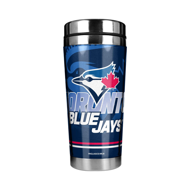 Toronto Blue Jays Stainless Steel Travel Mug For MLB Baseball Fans/Collectors, 16-oz V8