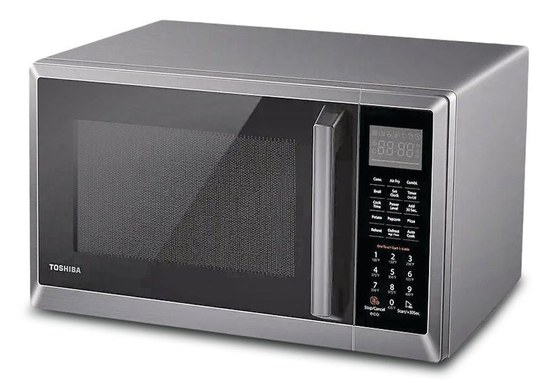 Toshiba Countertop Microwave, Stainless Steel Air Fryer, 1500 W, 1.0-cu-ft A3