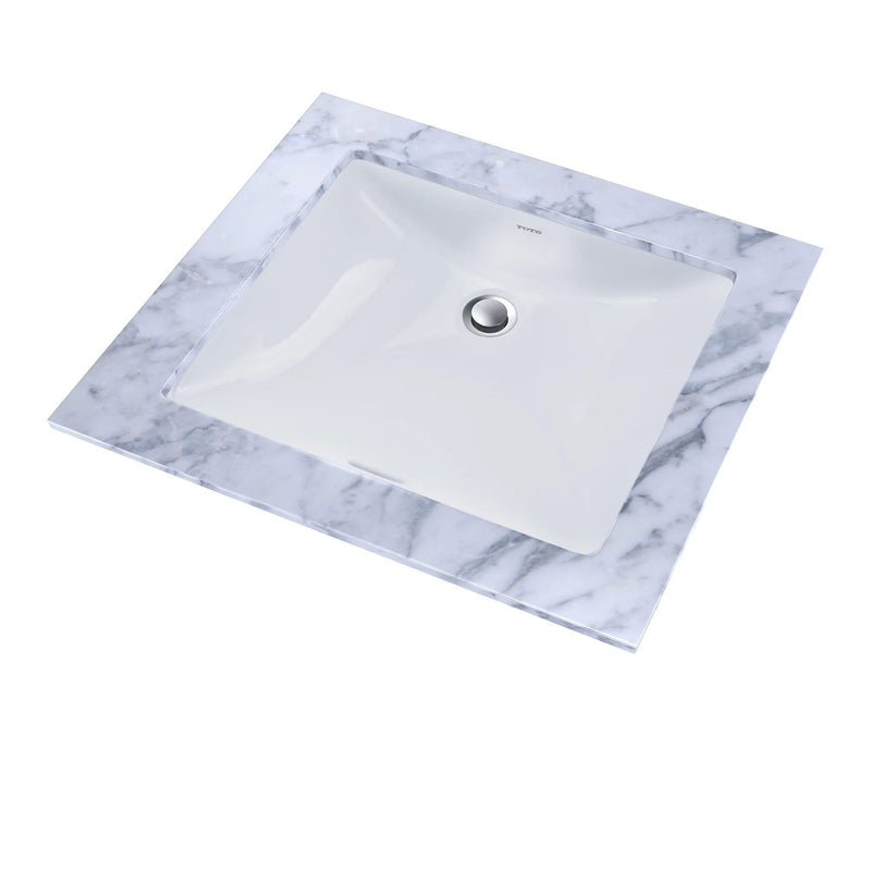 Toto 17-11/16x13-in Rectangular Vessel Undercounter Sink/Lavatory I2