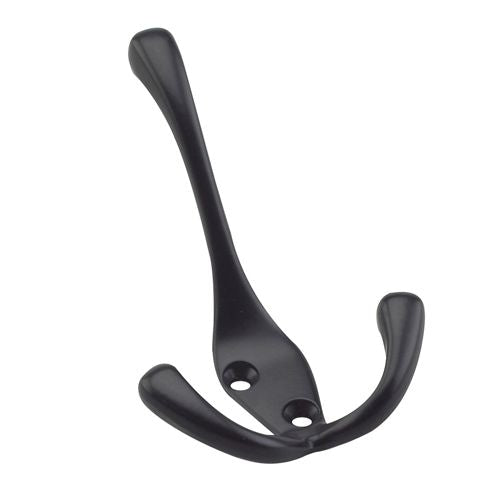Tri-hook, 4'', Matte Black, 3pk E9