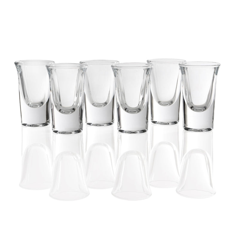Trudeau Shot Glasses Set, 1-oz Capacity, 30-mL, 6-pc R2