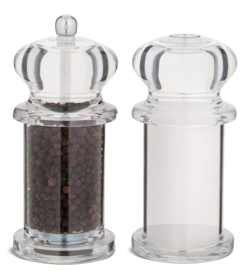 Trudeau Traditional Pepper Mill & Salt Shaker, 5.5-in Q3
