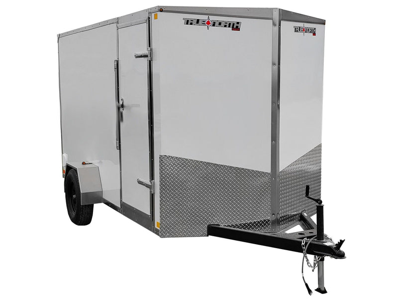 True North 6 x 12-ft Enclosed Utility Trailer with Ramp Door G3