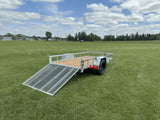 True North 60-in x 10-ft Galvanized Utility Trailer