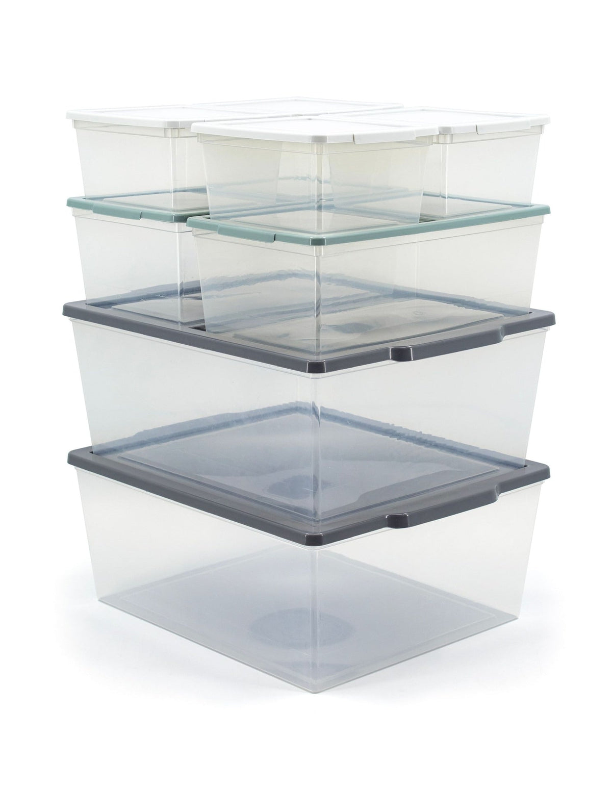 Tuff Store Modbox Modular Storage Bin with Lid, 8-pk