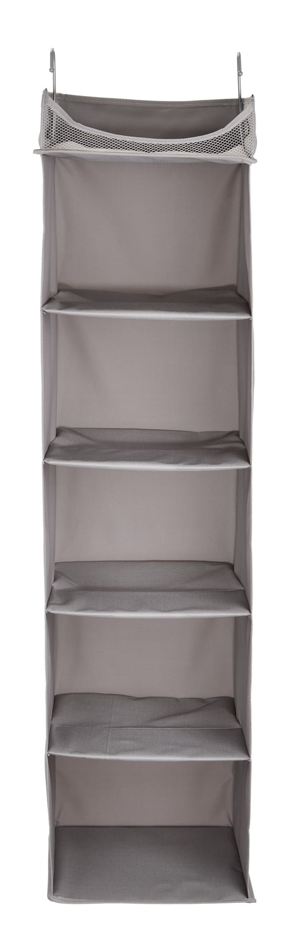 type A Ease 8-Shelf Hanging Closet Organizer, Grey