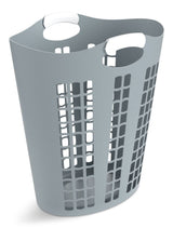 type A Easy Carry Flexible Laundry Hamper, 21.3 x 11 x 24.7-in, Grey