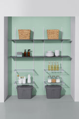 type A Floating Wall Shelf Board, Black Slate, 16 x 35-in