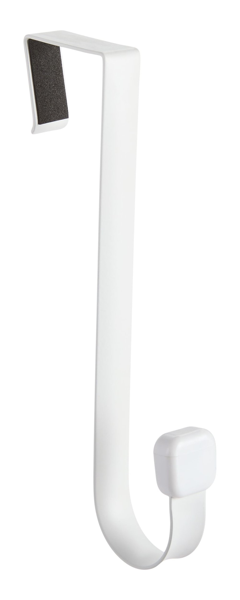 Type A Modern Over-The-Door Single Hook, White, 1-in R7