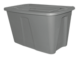 type A Restore Stackable Nesting Storage Box with Lid, 121-L, Grey