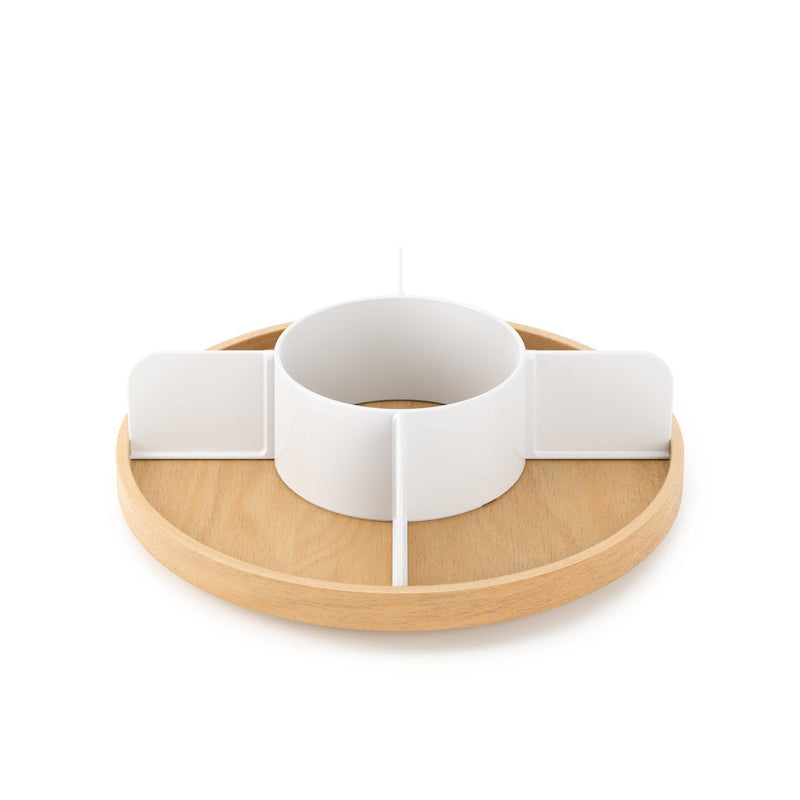 Umbra Bellwood 5-Section Lazy Susan with Removable Dividers R8