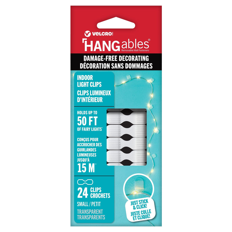 Velcro Light Clips, Clear V8