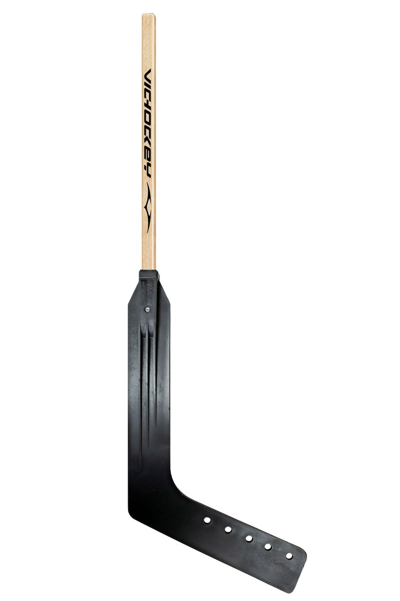 VIC Wood Goalie Street Hockey Stick with Plastic Blade, Youth, 42-in N5
