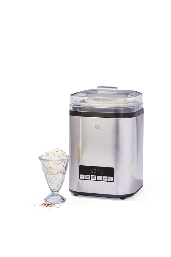 Vida by PADERNO Digital Ice Cream Maker, 4-in-1 Ice Cream & Frozen Treat Maker, Stainless Steel, 1.9-L G1