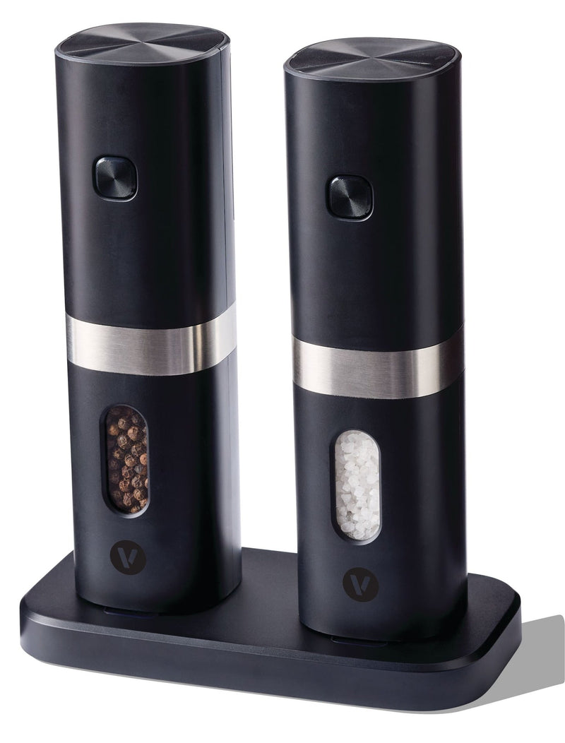 Vida By Paderno Electric Salt & Pepper Mill Set, 19.4-cm J4