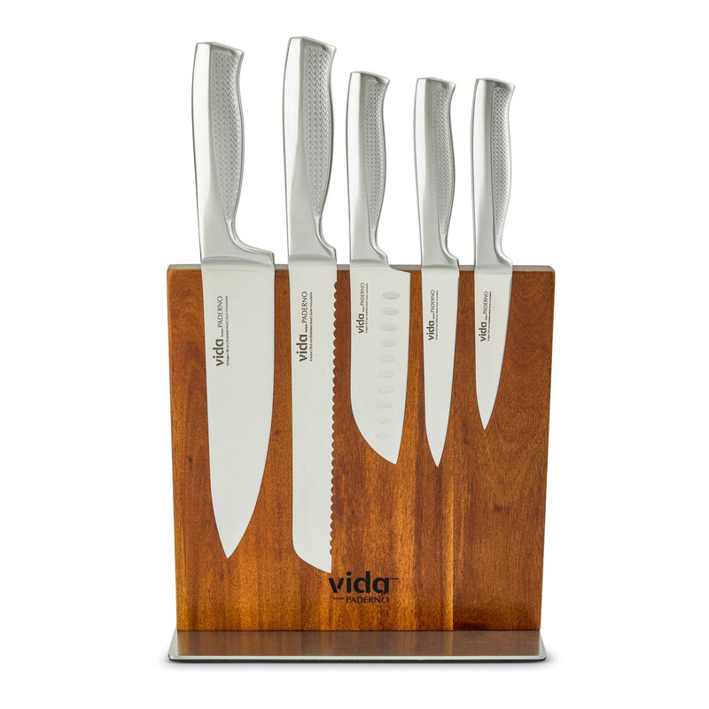 Vida by PADERNO FSC Magnetic Knife Block Set, 6-pc G3