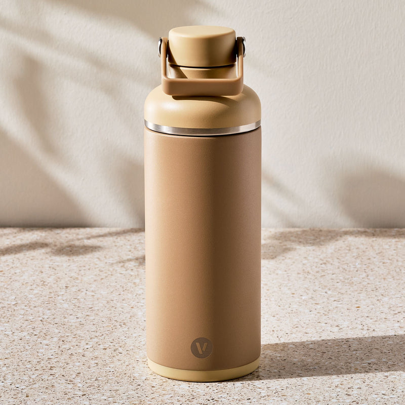 Vida By Paderno Insulated Hydration Bottle, 32-oz, Assorted Colours, with Leakproof Lid F4