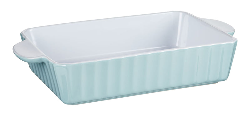 Vida by PADERNO Medium Rectangular Ceramic Baking Dish, Blue G2