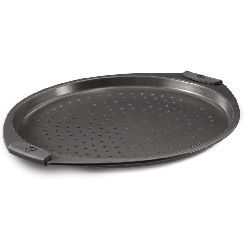 Vida by PADERNO Non-Stick Round Pizza Crisper Pan, 13.25-in E3