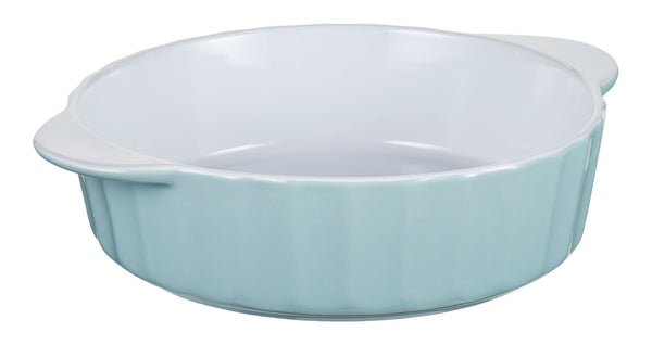 Vida by PADERNO Round Ceramic Baking Dish, 2.1 L, Blue M0