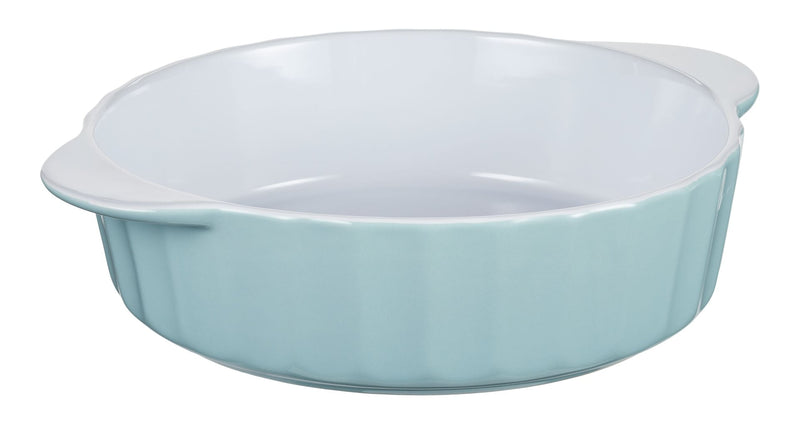 Vida by PADERNO Round Ceramic Baking Dish, 2.1 L, Blue M0
