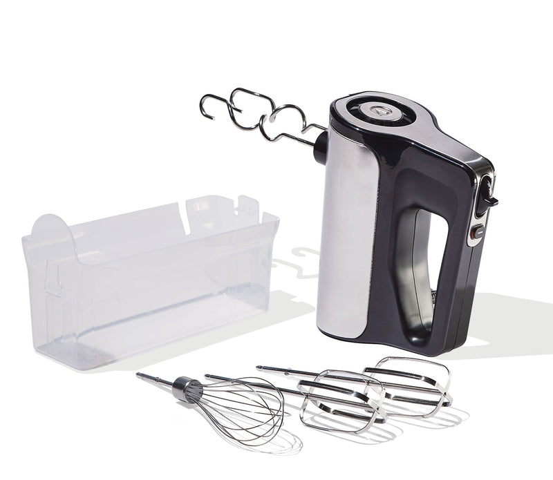 Vida by PADERNO Variable Speed Hand Mixer with Storage Case, Includes Attachments, Black D1
