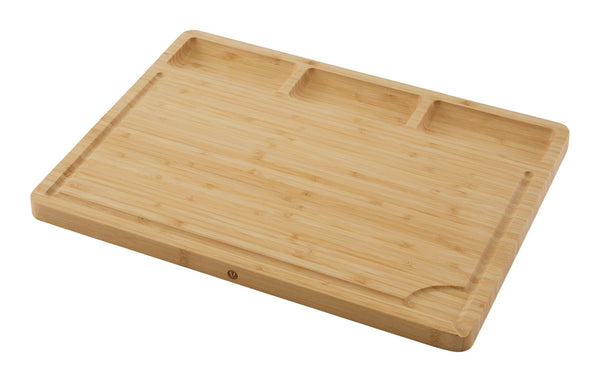 Vida Compartment Bamboo Cutting Board X3