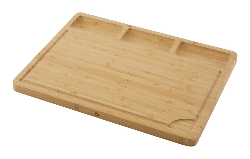 Vida Compartment Bamboo Cutting Board X3