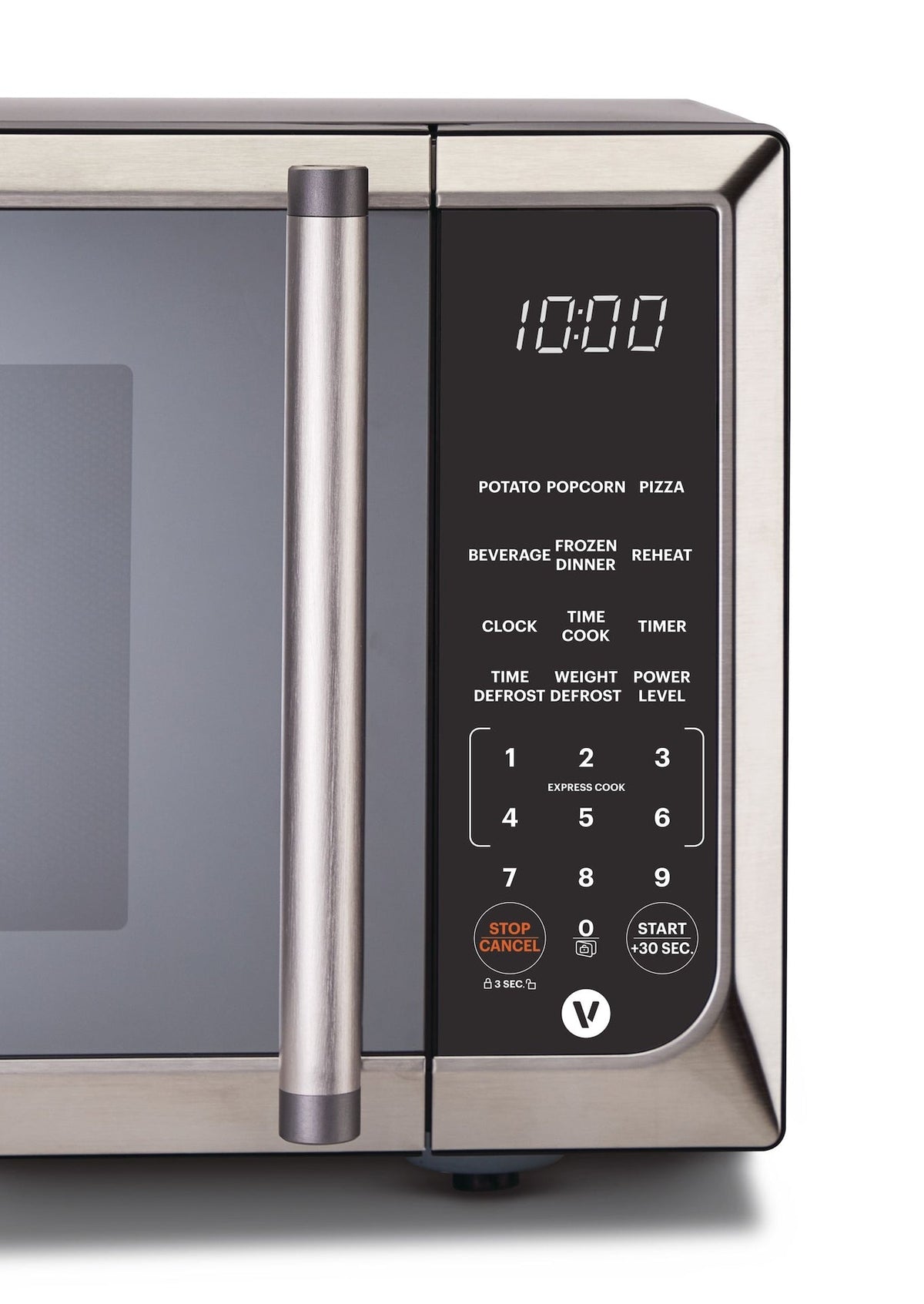 Vida Microwave, Stainless Steel, 0.9-cu-ft